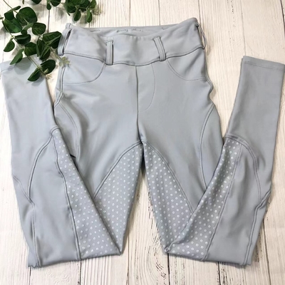 Silver Gray Quality Original Design Breeches Women Horse Riding Tights