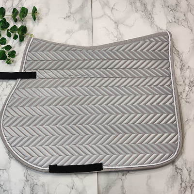 Custom LOGO Reflective Silver Horse Equestrian Saddle Pads Horsing Equipment
