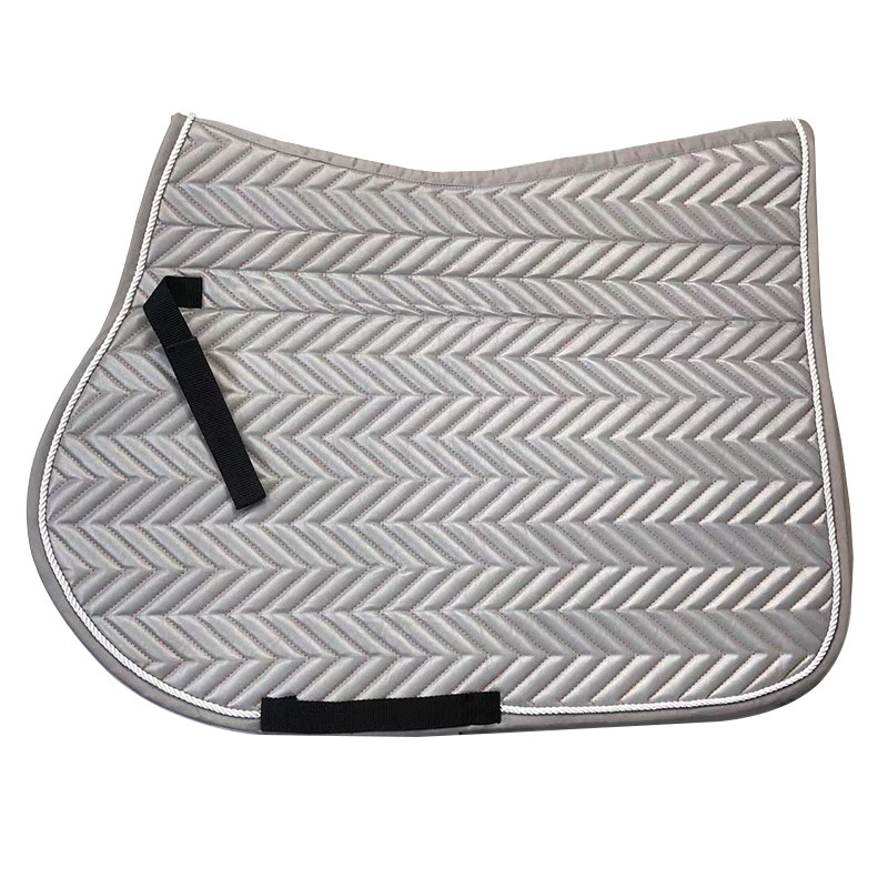 Ready To Shipping Horse Riding  Equipment Saddle Pad Reflective Silver Equine Saddle Pad All Purpose Saddle Pad