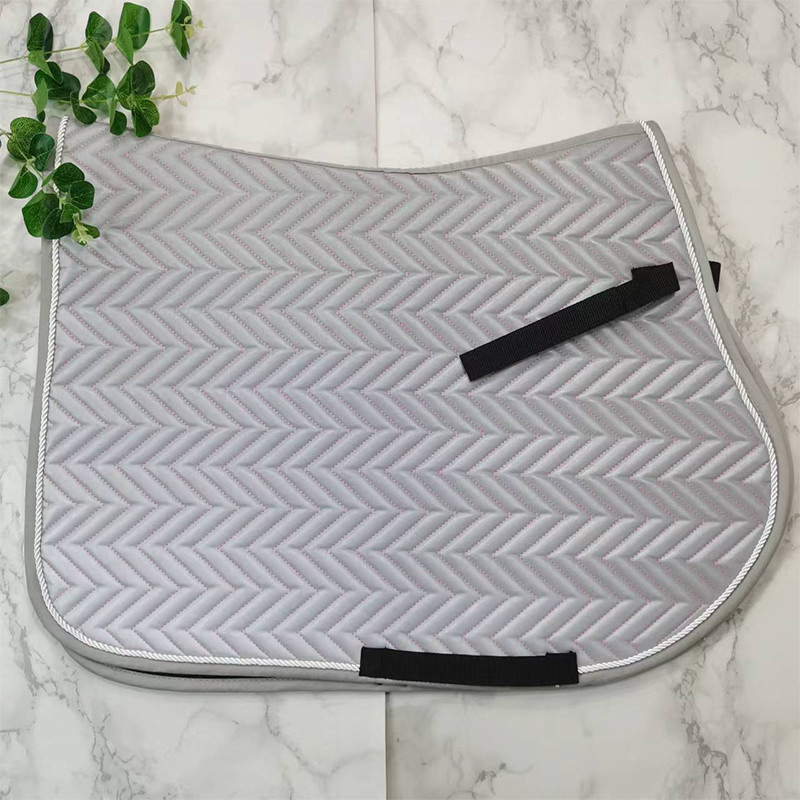 English Horse Equestrian Glitter Dressage Full Saddle Pad Padded